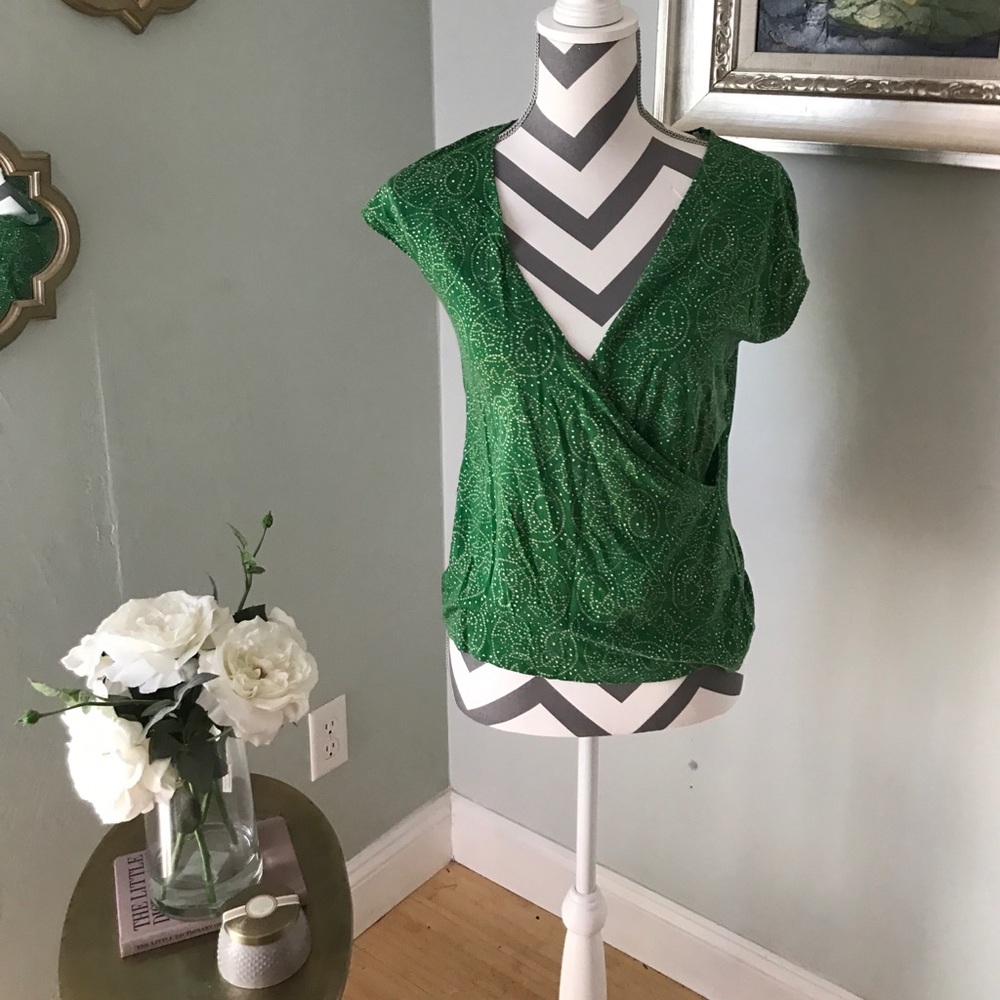 Banana Republic wrap top