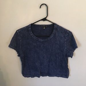 acid wash crop top