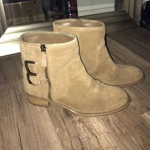 Tan Suede Boots
