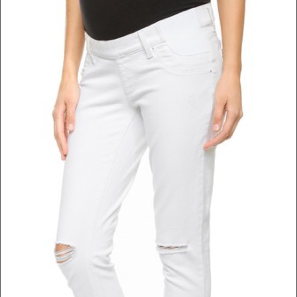 DL1961 Maternity Emma Legging Jeans White 27