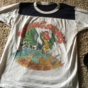 Vintage Rolling Stones 82 tour shirt