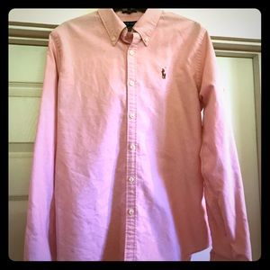 Women's Ralph Lauren oxford button down.