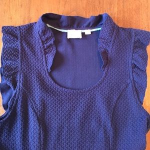 Anthropologie peplum top