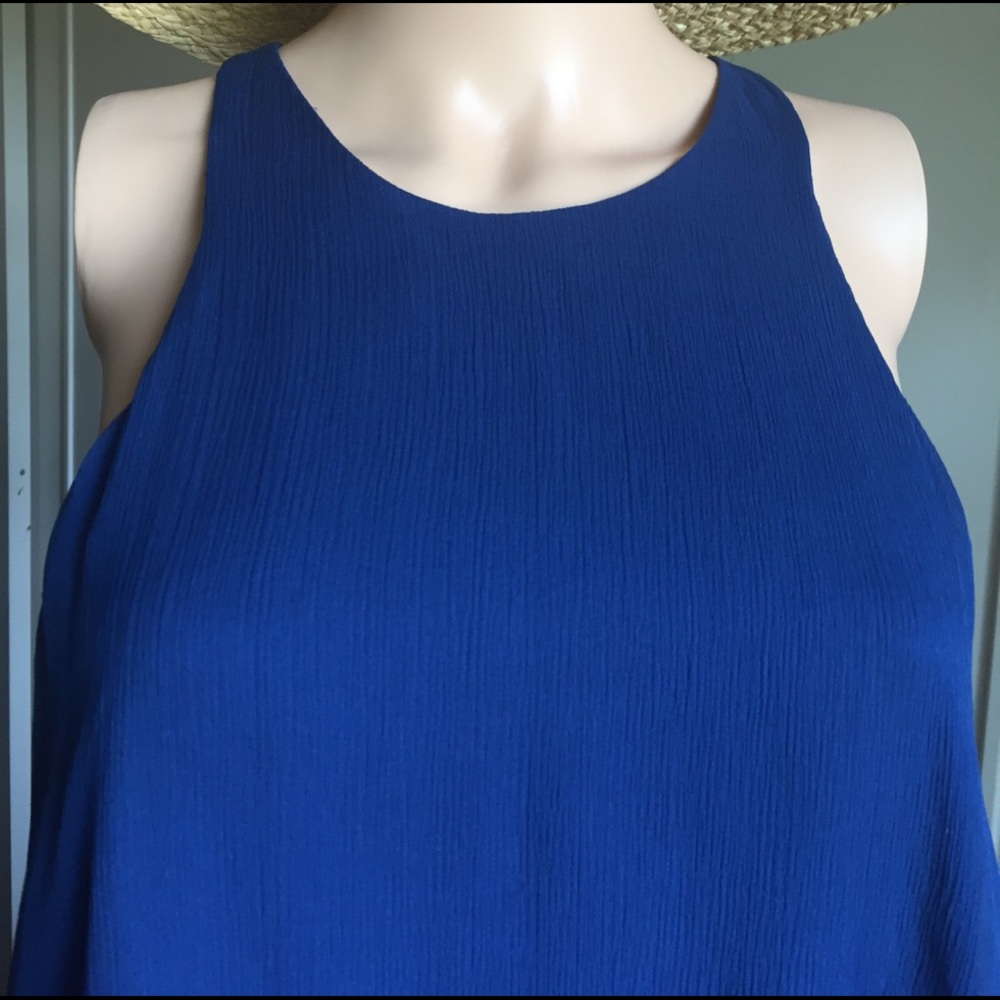 BCBG MAXAZRIA HI/LO SIDE WITH LONG RUFFLES - Picture 2 of 4