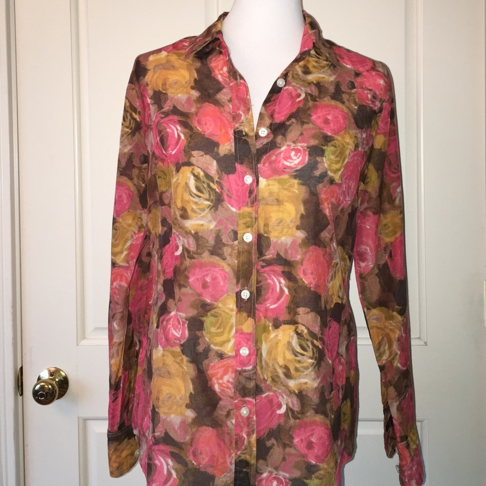 "The Perfect Shirt" by J. Crew in Silk & Cotton