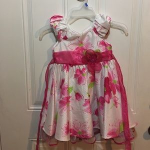 Jona Michelle Pink flowers beautiful Dress
