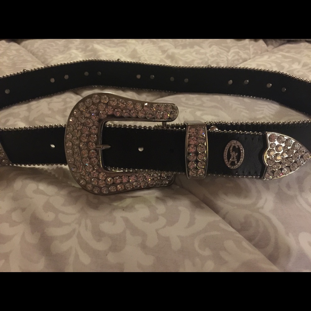 Christian Alexander sworski  large buckle belt