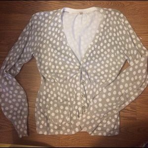 Fossil polka dot cardigan