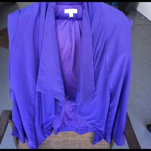 Like New Calvin Klein Purple Jacket/Blazer medium