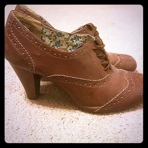 Cognac little heels