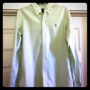 Women's Ralph Lauren Sport oxford shirt.