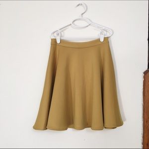 Bar III - Mustard Skater Skirt