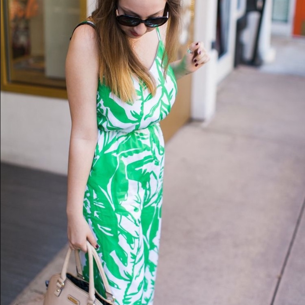 Lilly Pulitzer for Target Green Jumpsuit - Medium