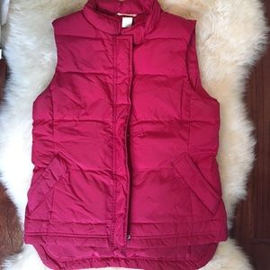 Jcrew puffy vest