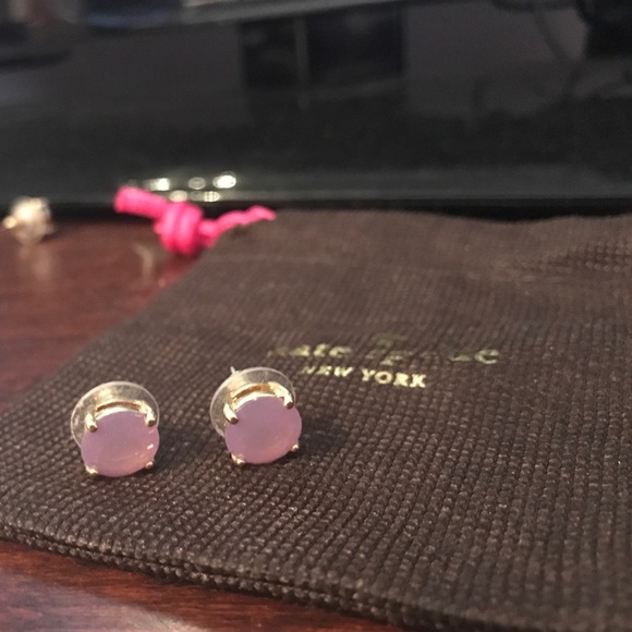 kate spade Jewelry - Lavender Kate spade gum drop earrings
