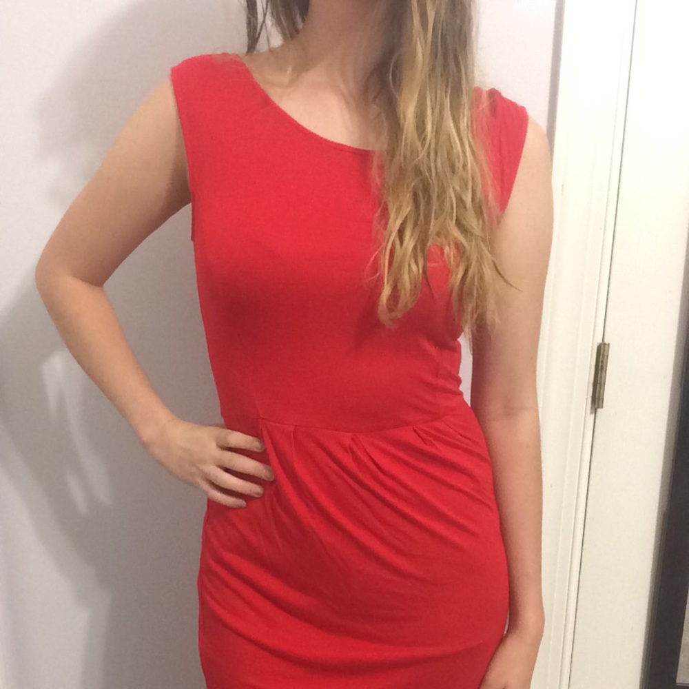 Pencil Skirt Red Dress