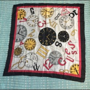 Guess silk scarf, perfect condition!