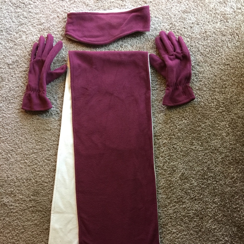 ❤️Etienne Aigner scarf,headband,gloves set❤️