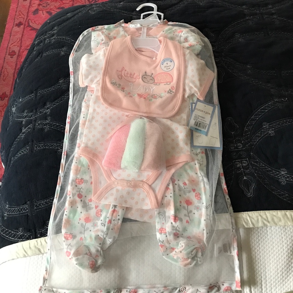 NWT CUTIE PIE 9 PIECE SET 3-6 MONTHS