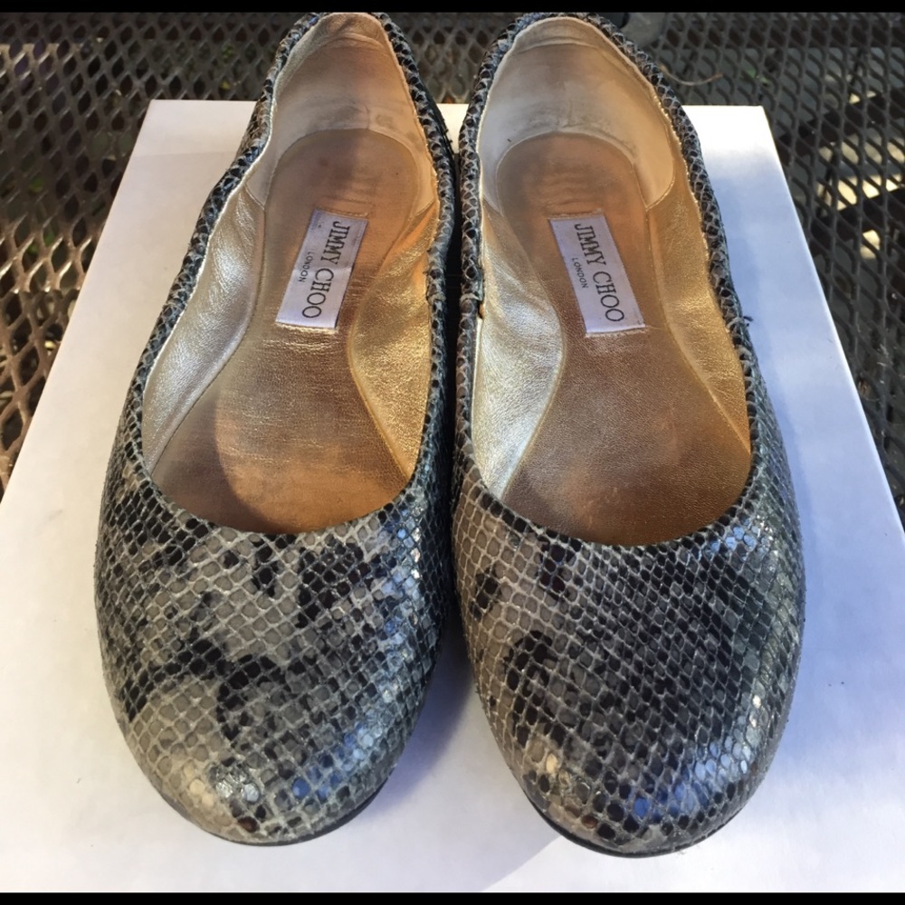 Jimmy Choo snakeskin flats!!!