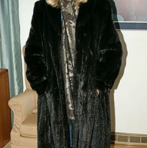 Black mink Coat