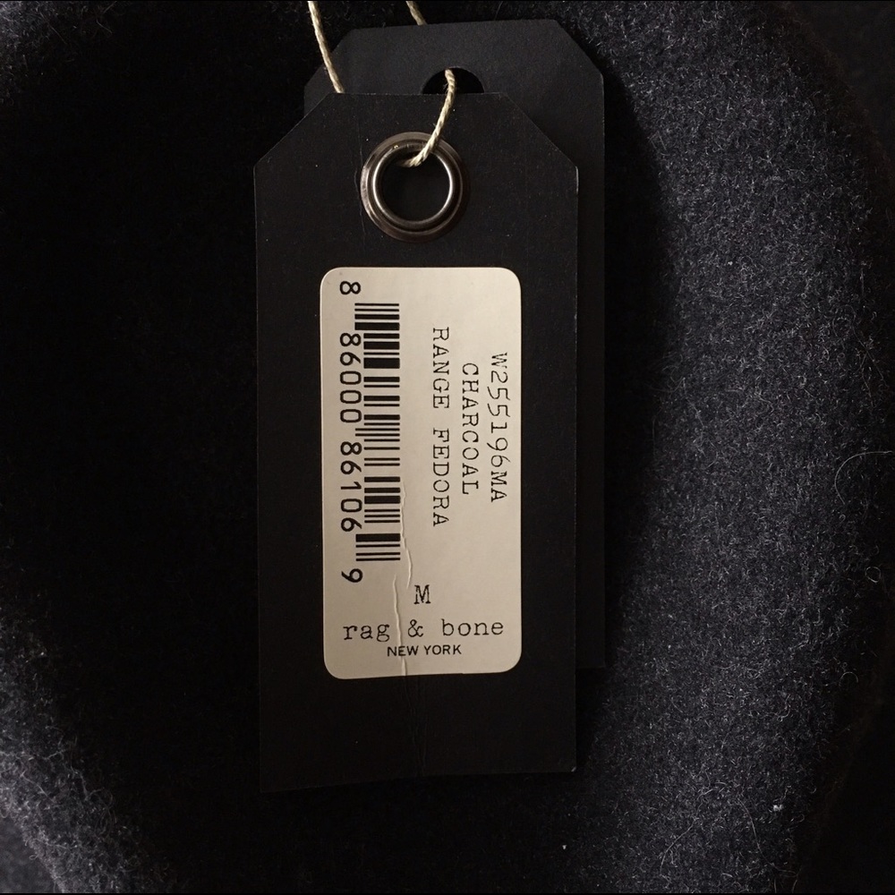 Host Pick! ✨ Rag & Bone Range Fedora Charcoal Grey - Picture 5 of 8