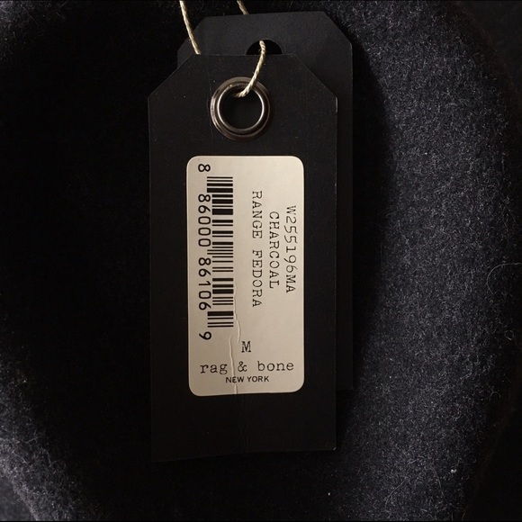 Host Pick! ✨ Rag & Bone Range Fedora Charcoal Grey - Picture 5 of 8
