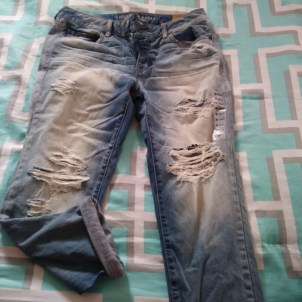 American eagle cropped size 8 reg