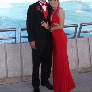 RED PROM DRESS