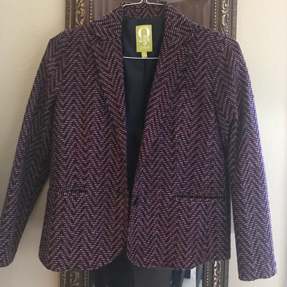QMack-Misses-Womens-Blazer-SZ-4-Navy