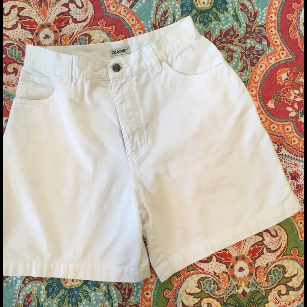Women's White Jean Shorts Sz 4