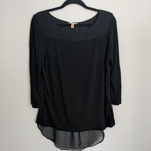Anthropologie top w. Sheer back
