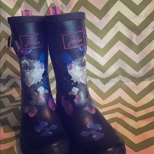 Joules rubber boots