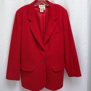 Eddie Bauer wool blazer