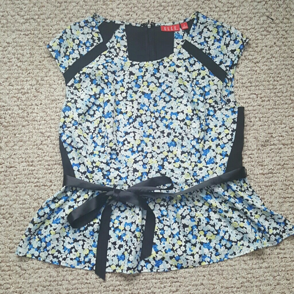 Elle Floral dress shirt