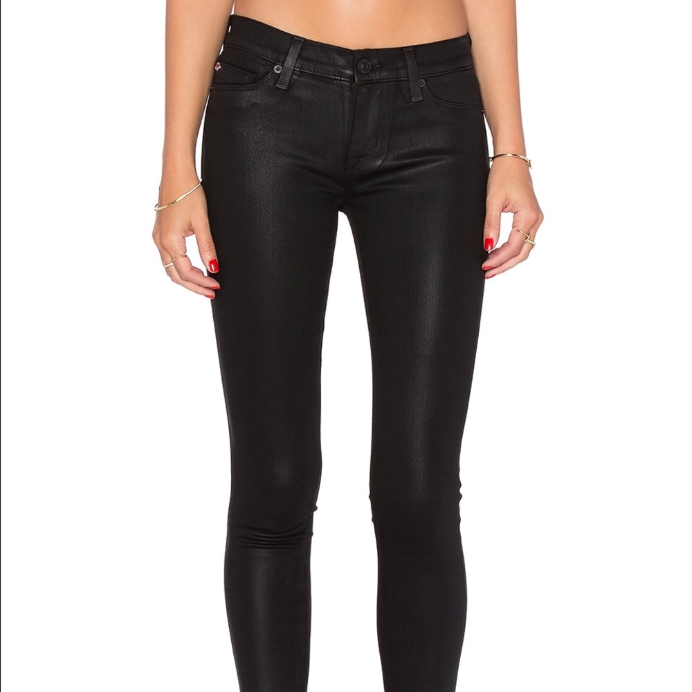 Hudson Krista Super Skinny Coated Jeans