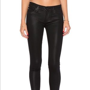 Hudson Krista Super Skinny Coated Jeans