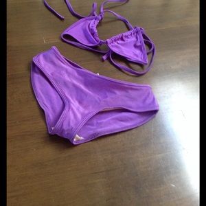 American apparel purple bathing suit