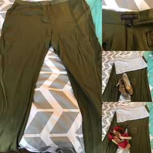 Forever 21+ High Waisted Pants Size 18