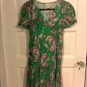 Target Mossimo XS paisley sundress green Target Mossimo XS paisley sundress green