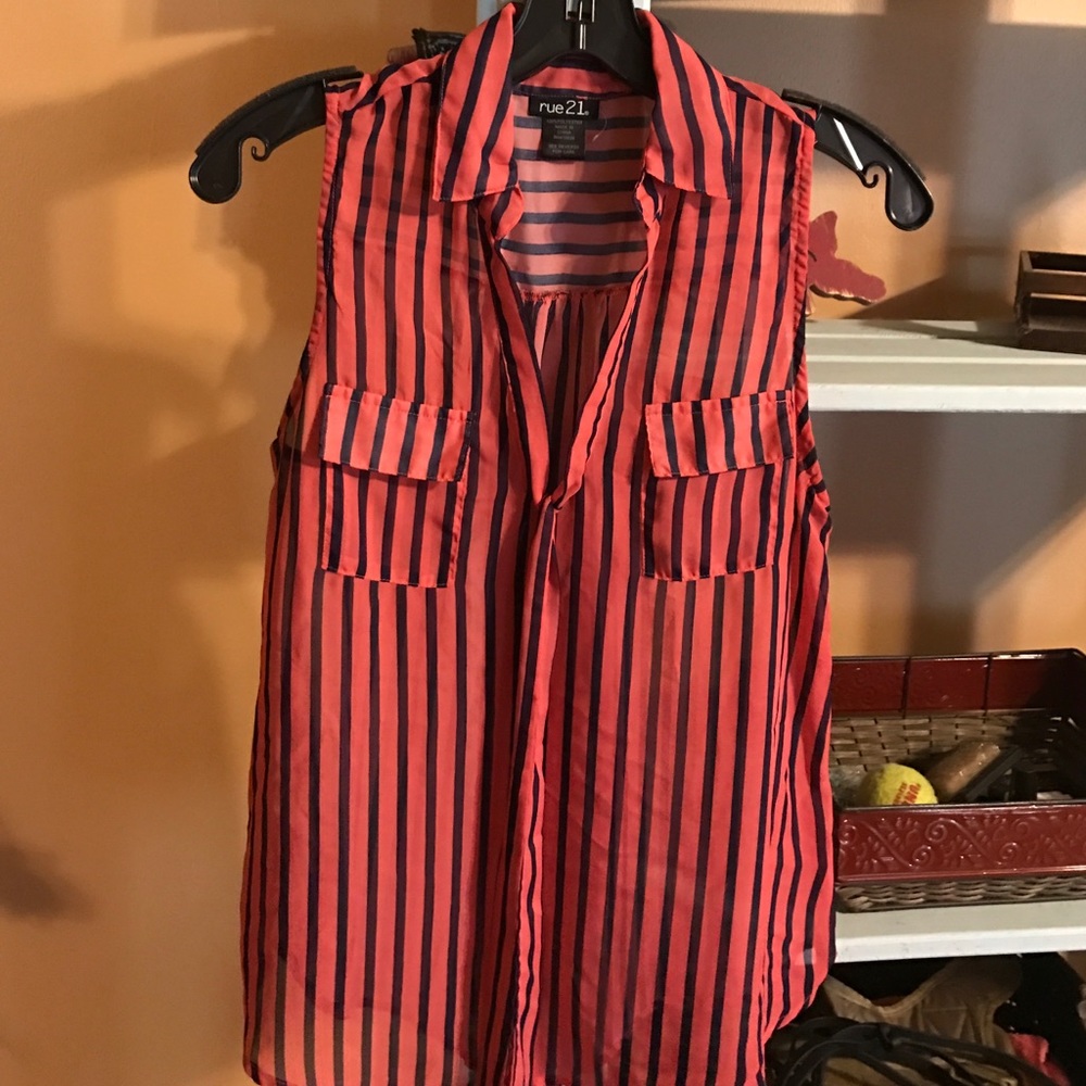 Striped blouse! Perfect condition!