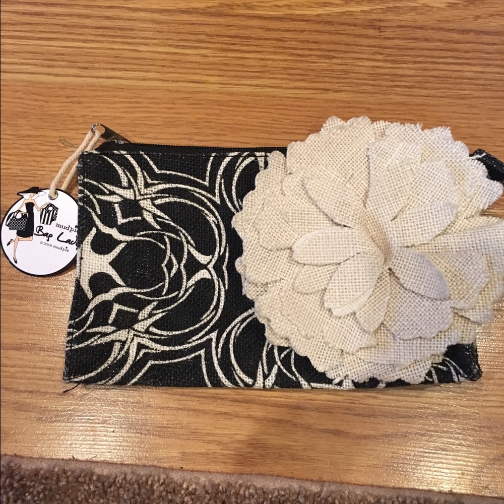 Mud pie "Starfish" Jute Case, NWT, Carry-All