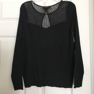 EUC!!! Lovely sweater with lace & cut out