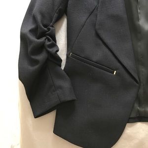 H&M Navy Open Blazer