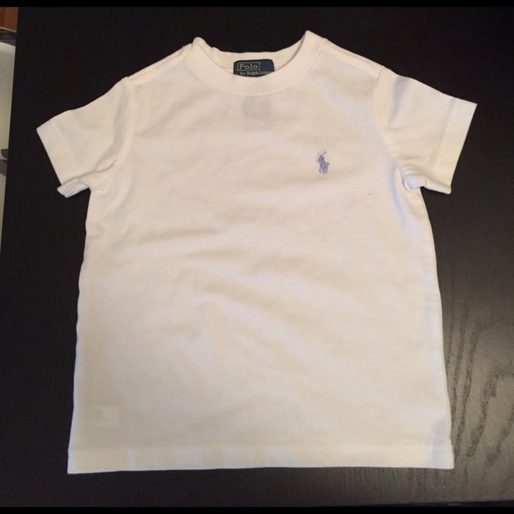 Brand new!! Polo tee tshirt 2T white blue horse