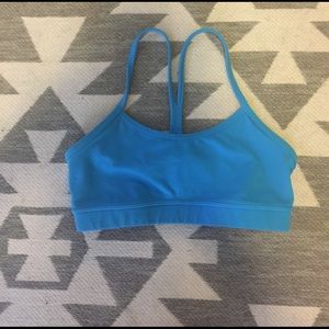 Lululemon Flow Y bra IV in light blue size 6