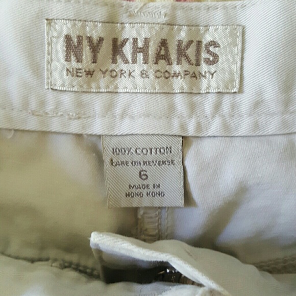 High waist khaki shorts 6 pocket eyc sz 6 euc - Picture 4 of 6