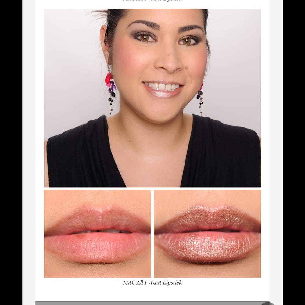 <SOLD> Brand New MAC Frost Lipstick - All I Want - Picture 3 of 4
