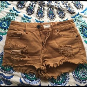 High rise shorts