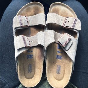 Birkenstocks size 8 soft bed.